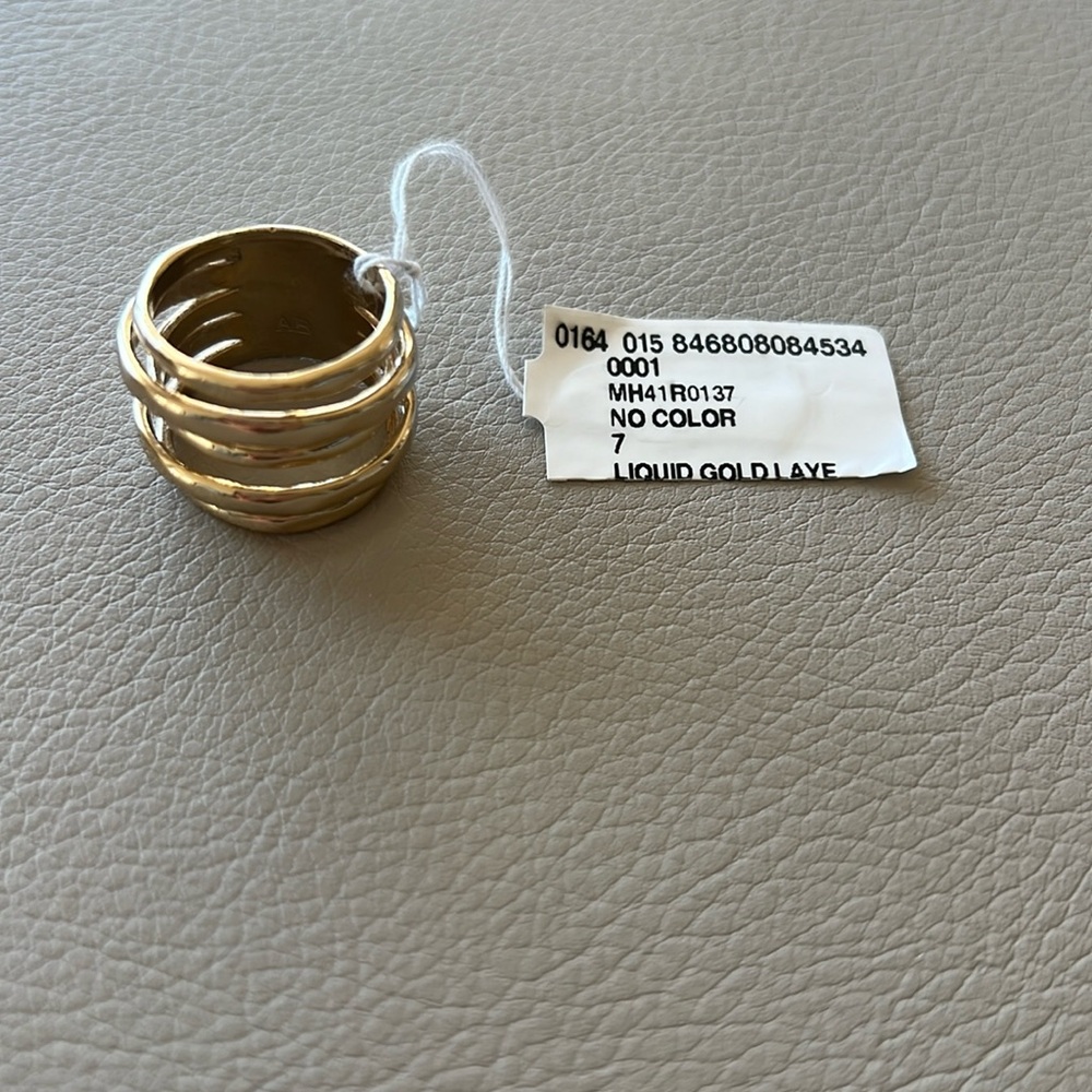 Alexis Bittar Liquid Gold Layered Ring